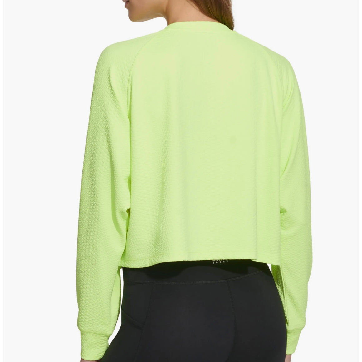 DKNY SNAKESKIN JACQUARD TOP