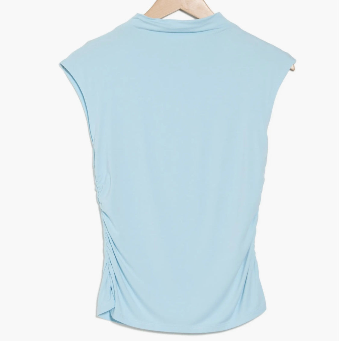 CALVIN KLEIN MOCK NECK SLEEVELESS TOP