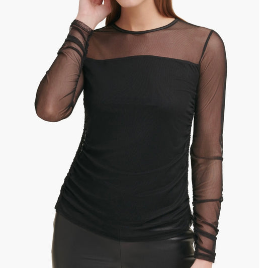 DKNY MESH TOP