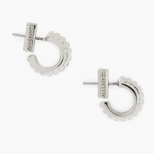 ALLSAINTS PYRAMID CRYSTAL PAVÉ EARRINGS