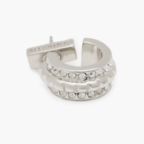 ALLSAINTS PYRAMID CRYSTAL PAVÉ EARRINGS