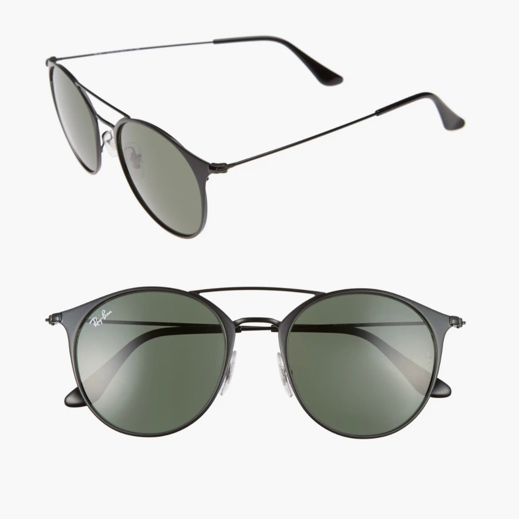 RAY-BAN HIGHSTREET BROWN BAR SUNGLASSES