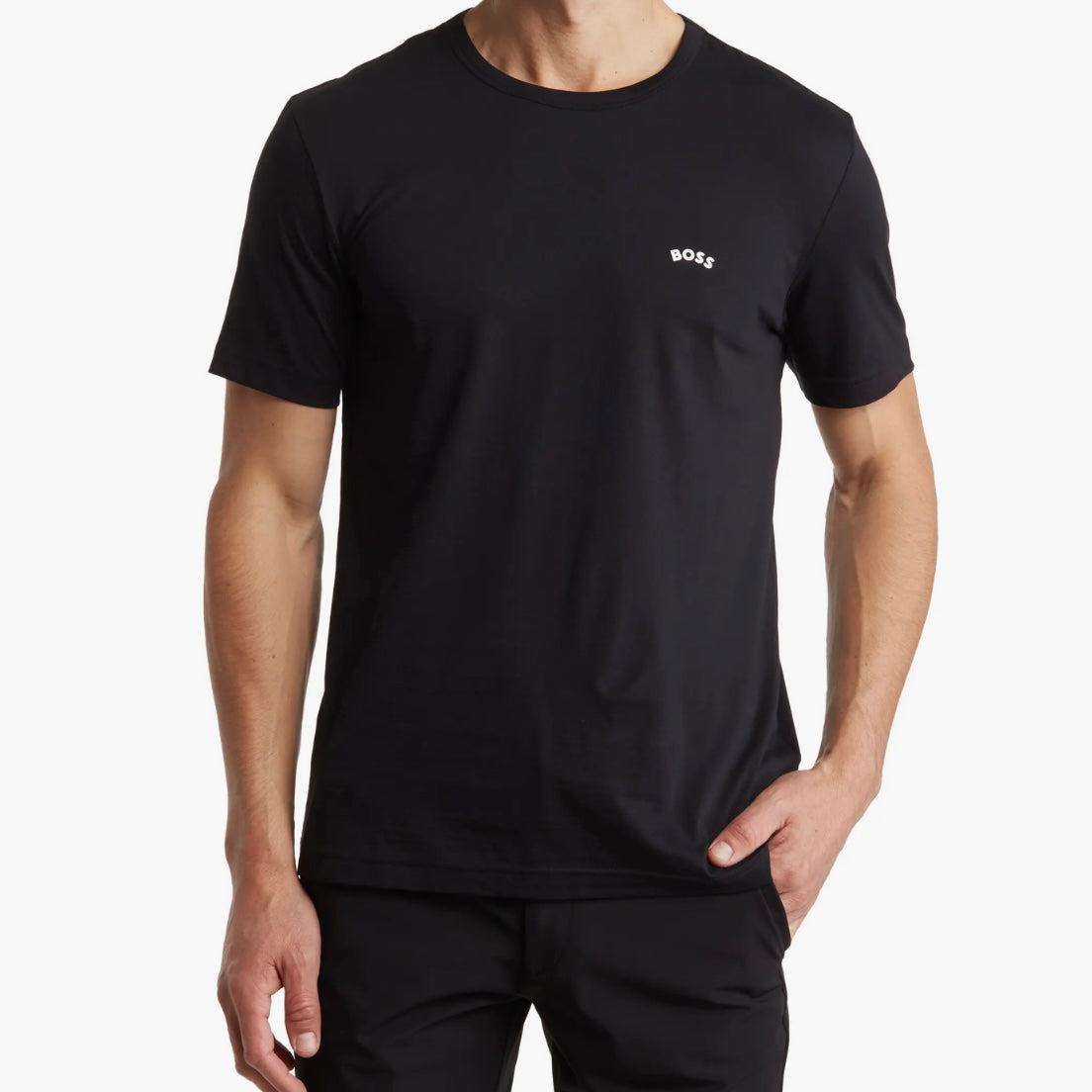 BOSS CURVED LOGO T-SHIRT