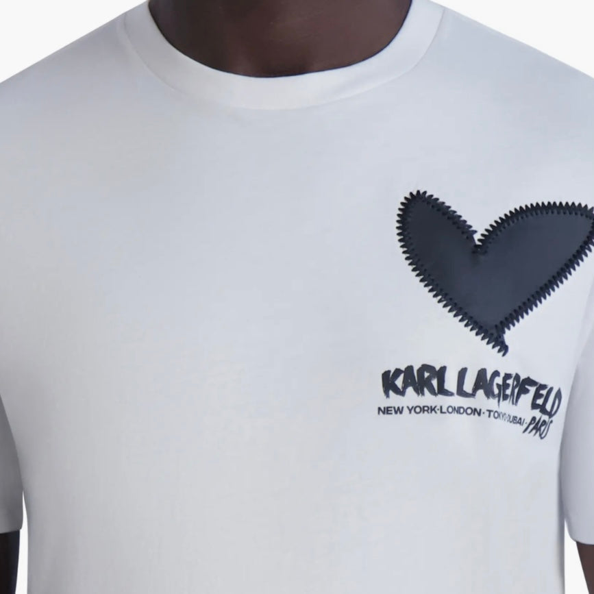 KARL LAGERFELD HEART TEE