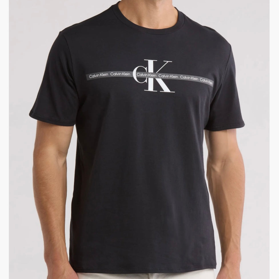 CALVIN KLEIN REPEAT TAPE LAYER T-SHIRT