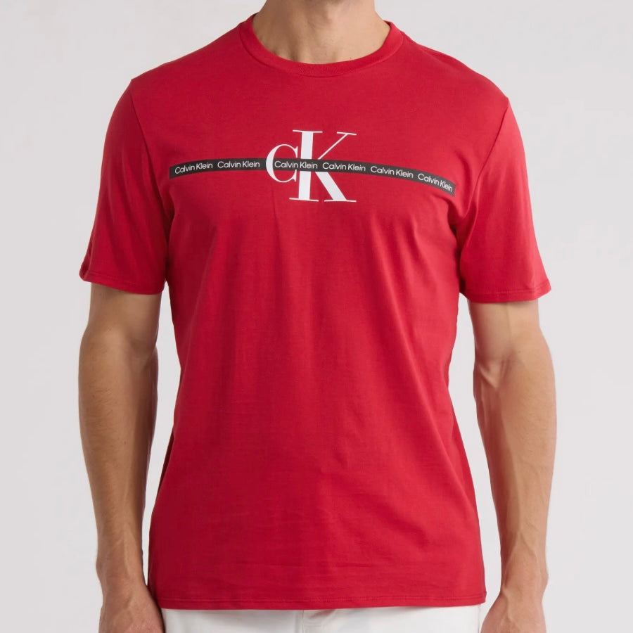 CALVIN KLEIN REPEAT TAPE LAYER T-SHIRT