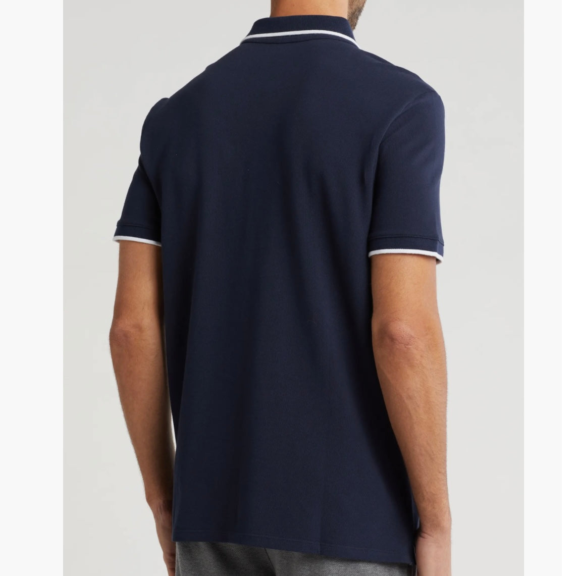 CALVIN KLEIN STRETCH PIQUÉ SOLID POLO