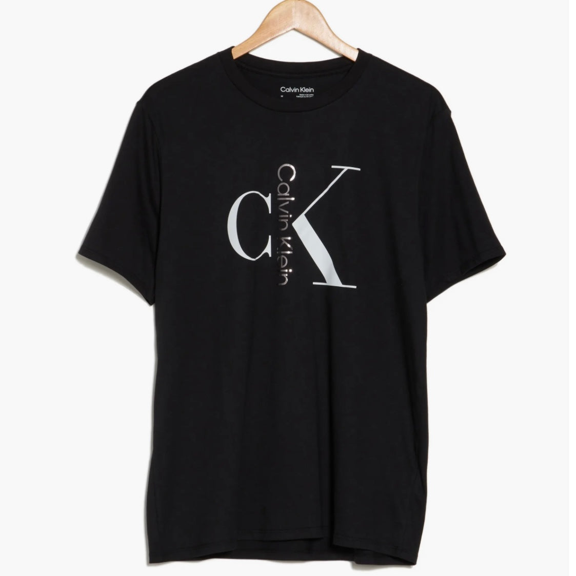 CALVIN KLEIN TEXT MONOGRAM LOGO T-SHIRT