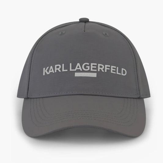 KARL LAGERFELD UNISEX LOGO RIPSTOP CAP