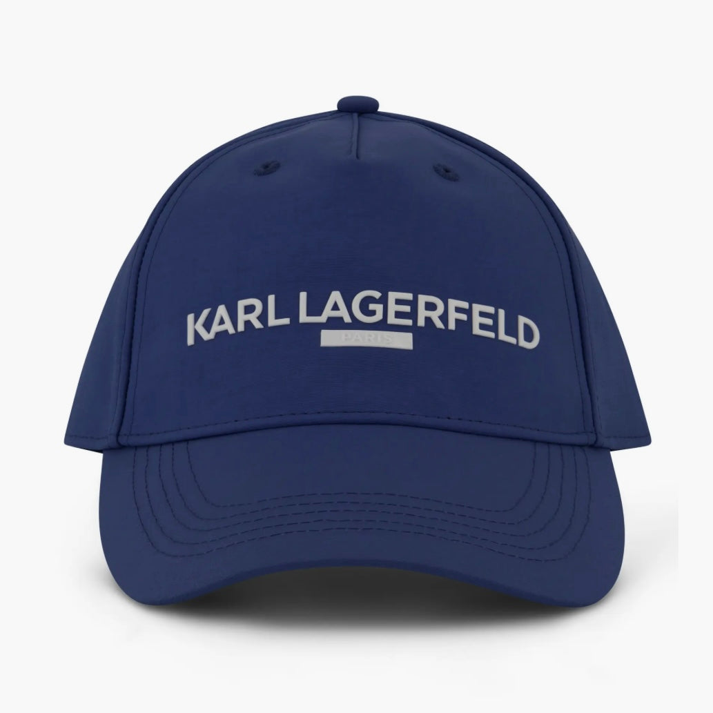 KARL LAGERFELD UNISEX LOGO RIPSTOP CAP