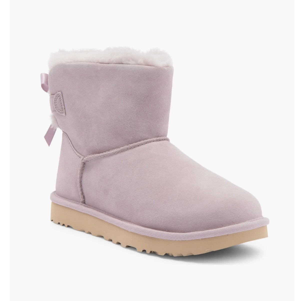 UGG MINI BAILEY LOGO STRAP BOOTIE