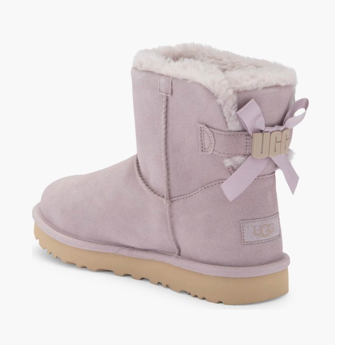 UGG MINI BAILEY LOGO STRAP BOOTIE