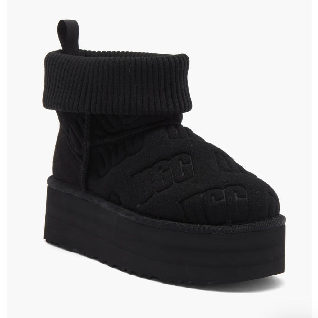 UGG CLASSIC MINI PLATFORM FELTED BOOT