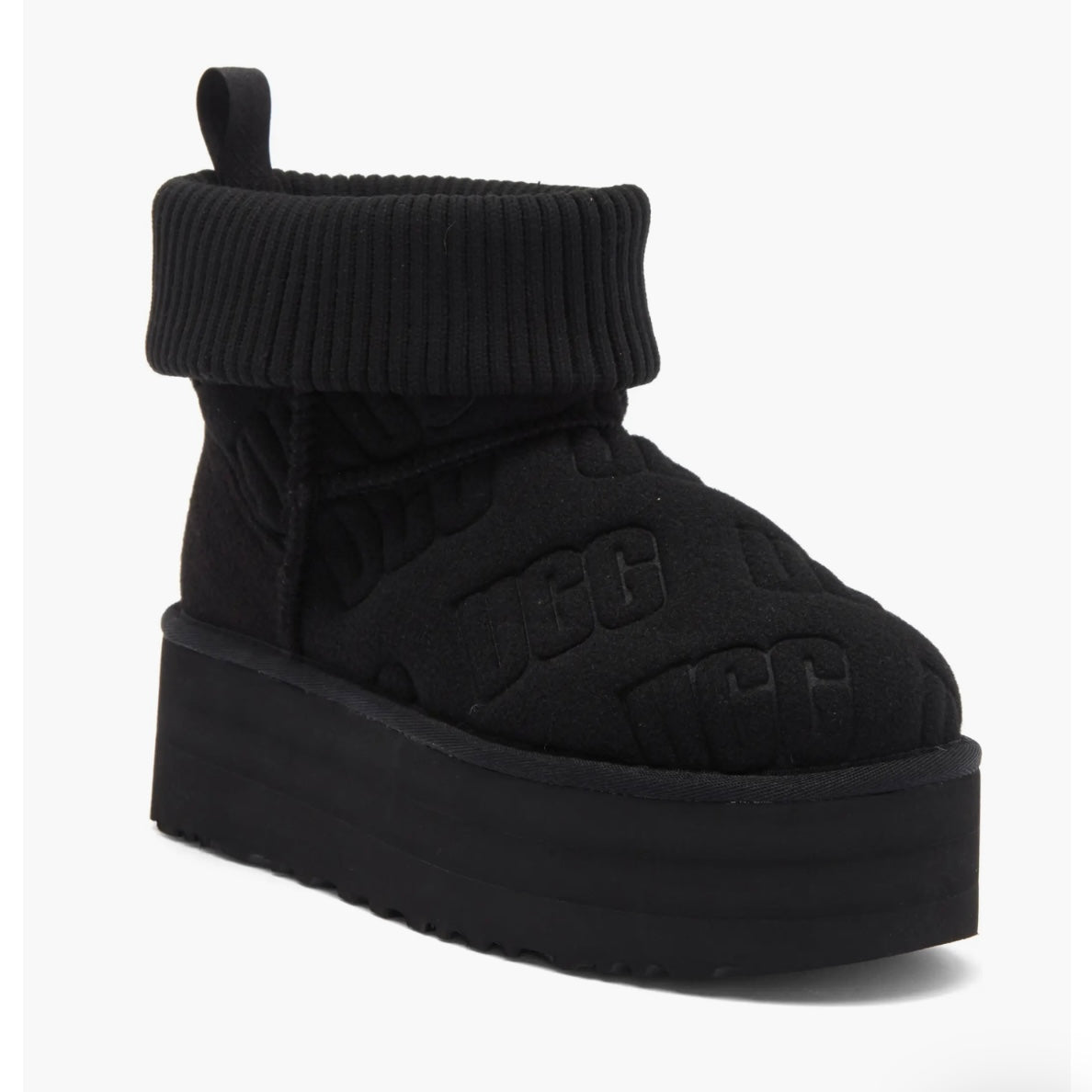 UGG CLASSIC MINI PLATFORM FELTED BOOT