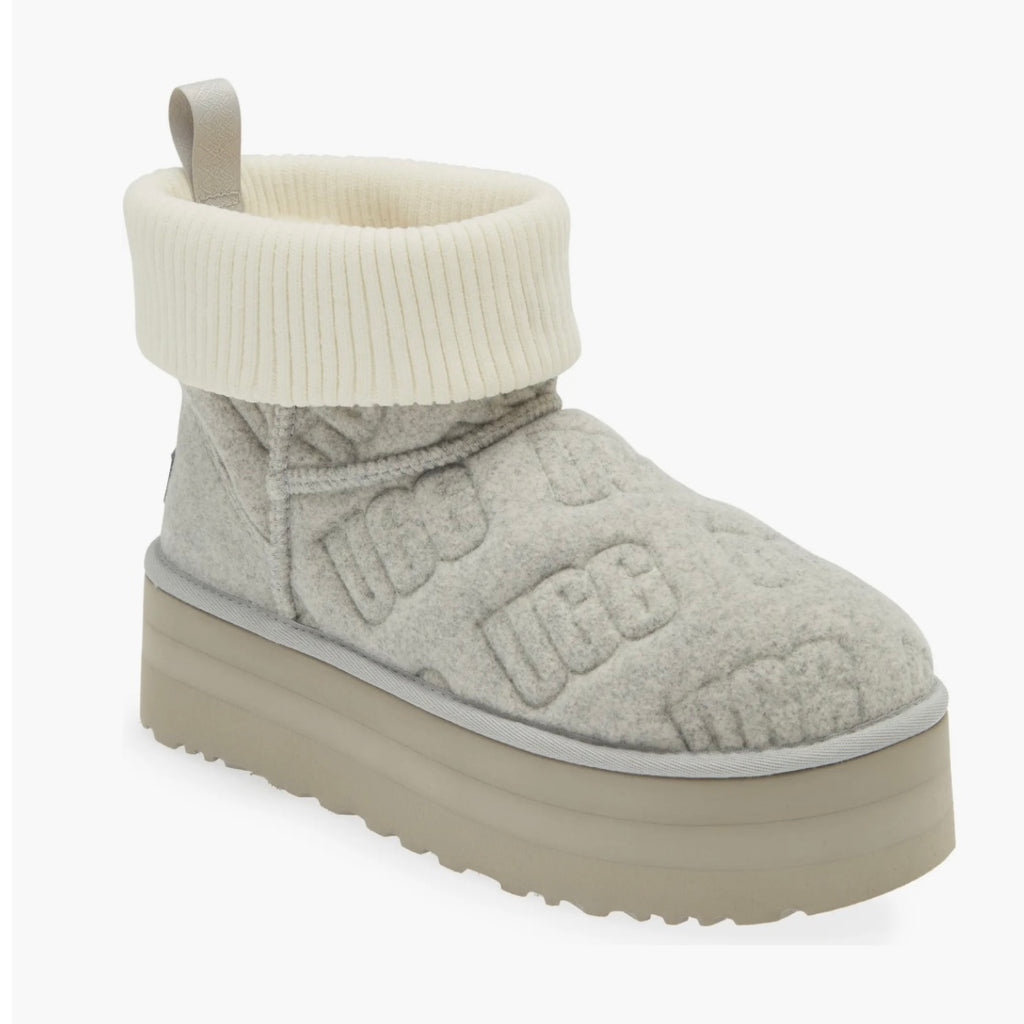 UGG CLASSIC MINI PLATFORM FELTED BOOT