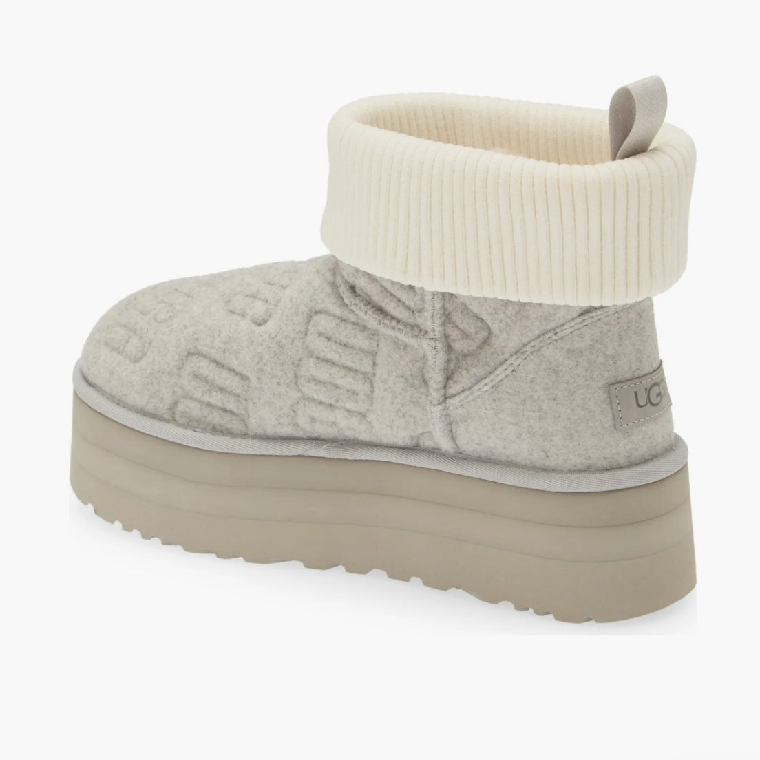 UGG CLASSIC MINI PLATFORM FELTED BOOT
