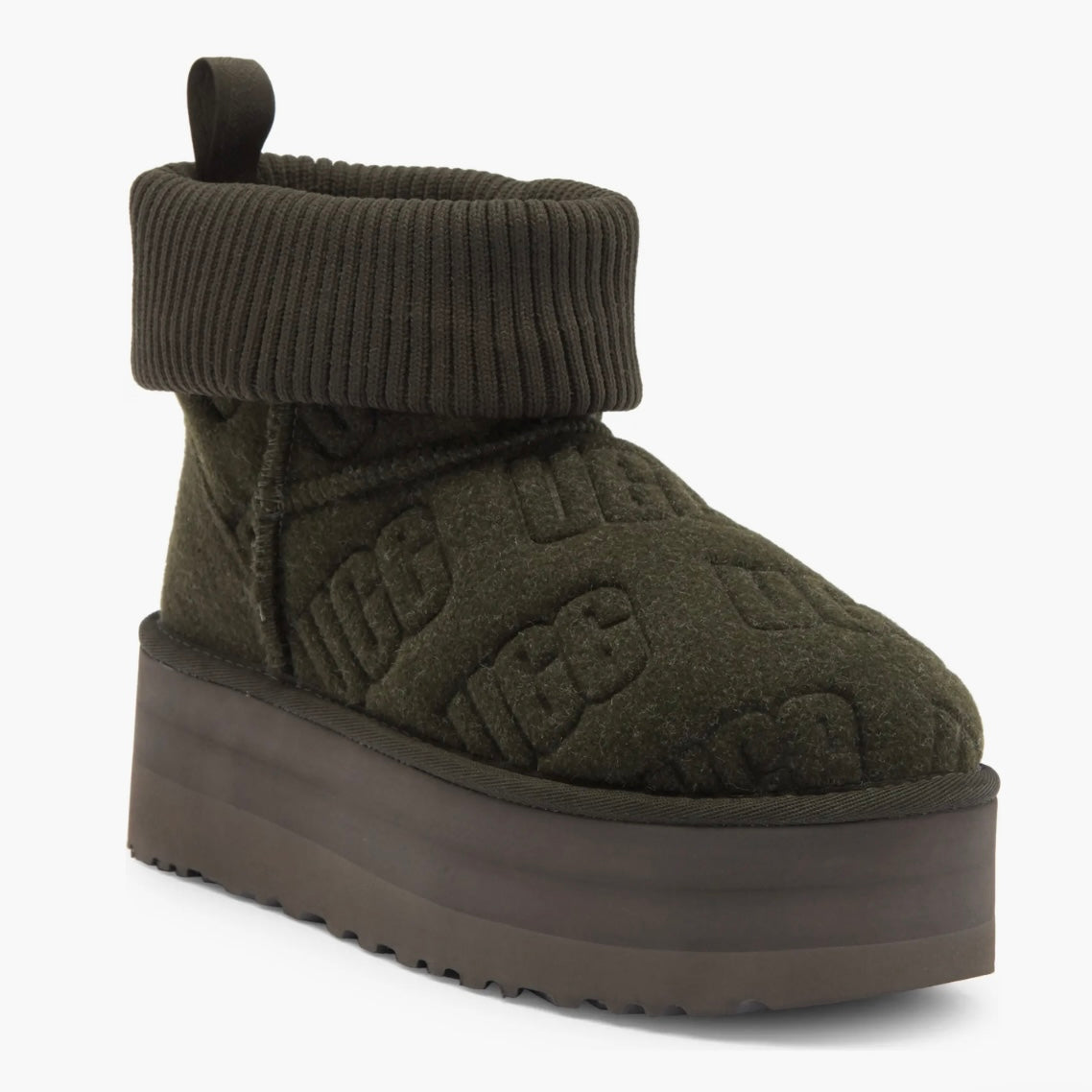 UGG CLASSIC MINI PLATFORM FELTED BOOT