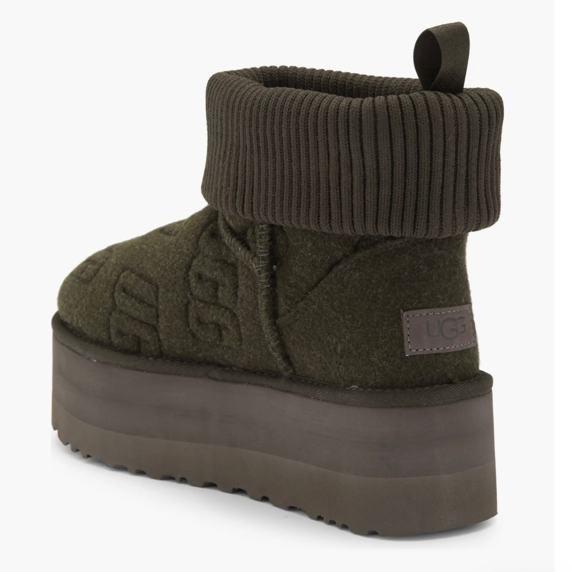 UGG CLASSIC MINI PLATFORM FELTED BOOT