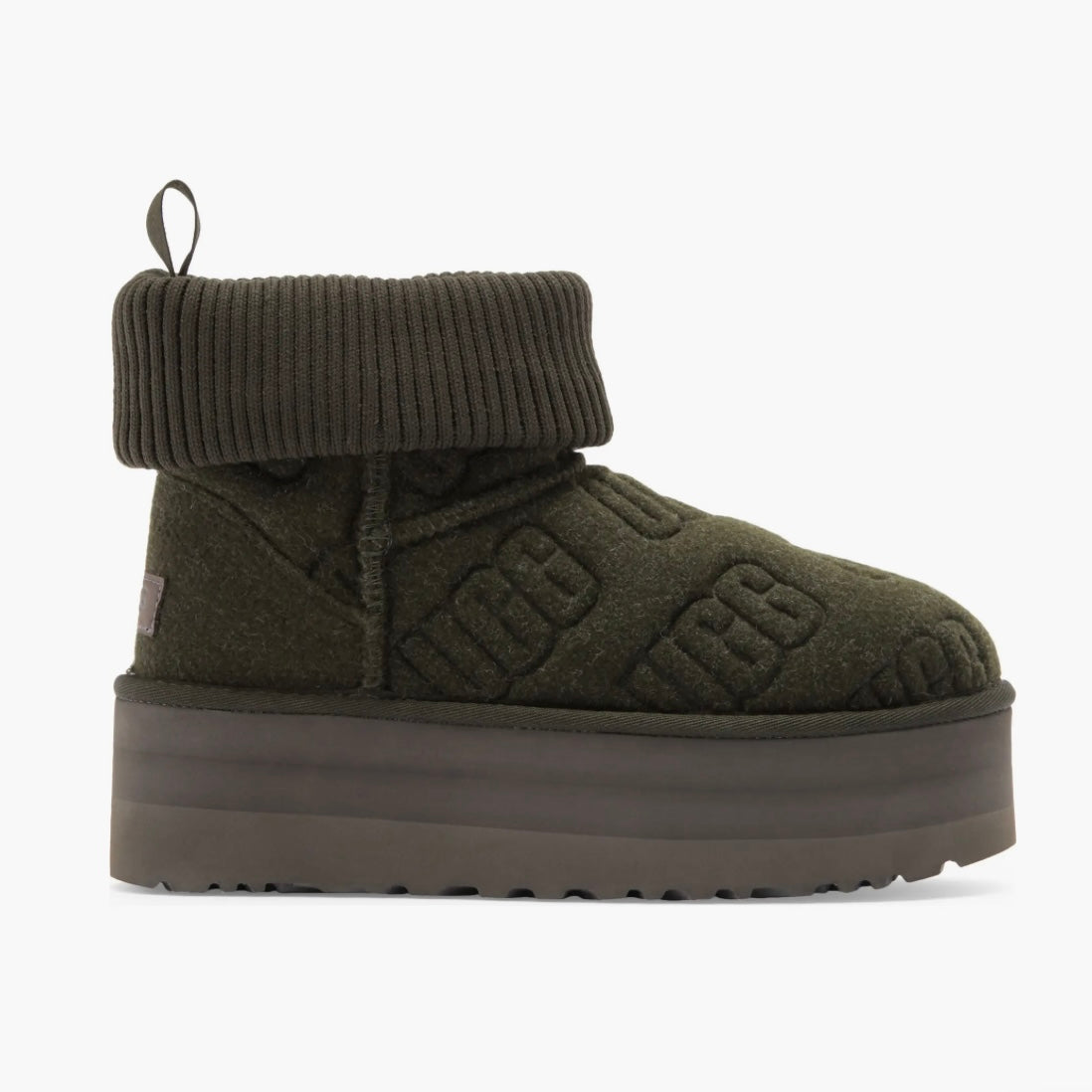 UGG CLASSIC MINI PLATFORM FELTED BOOT