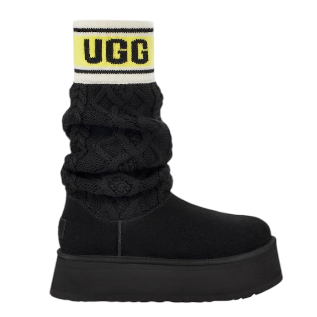 UGG CLASSIC SWEATER LETTER BOOT