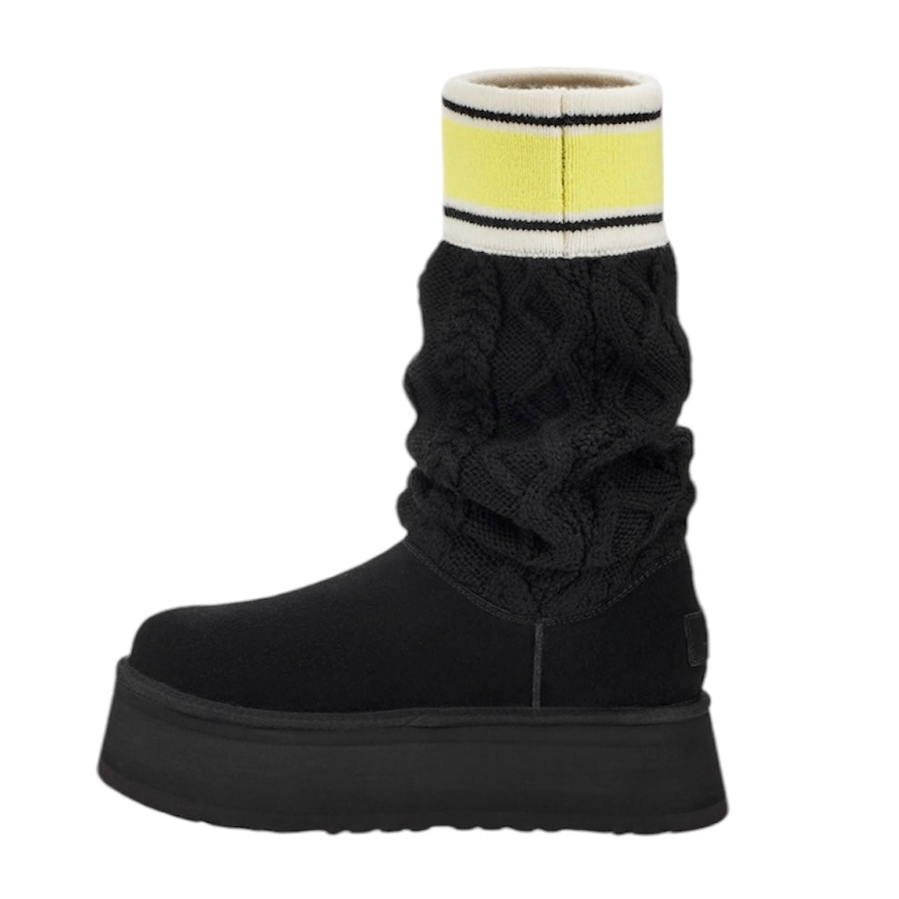 UGG CLASSIC SWEATER LETTER BOOT