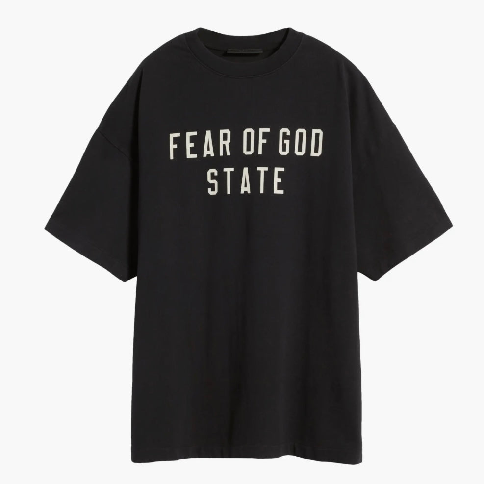 FEAR OF GOD ESSENTIALS STATE LOGO T-SHIRT