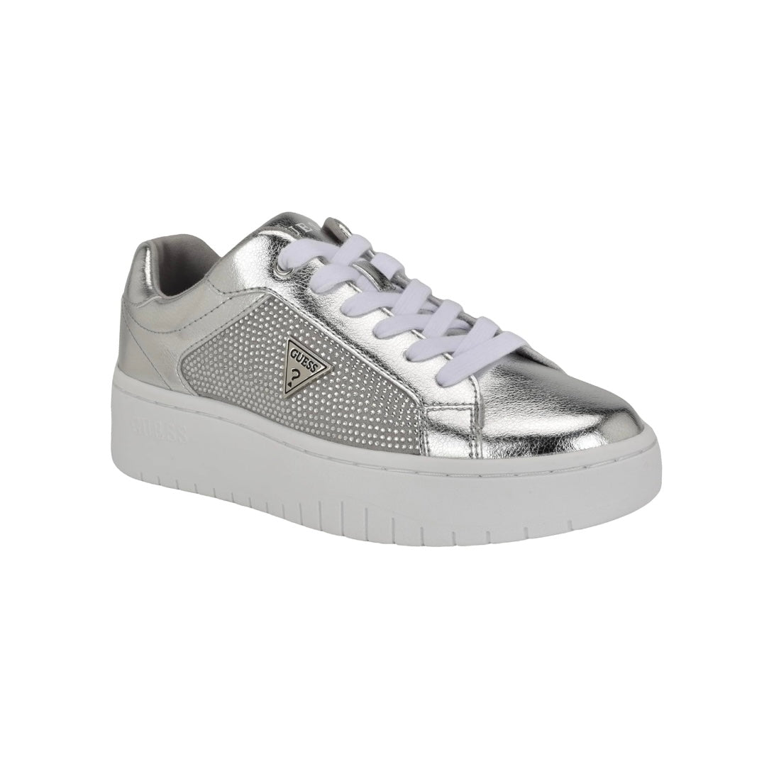 GUESS LENNZA METALLIC PLATFORM SNEAKER