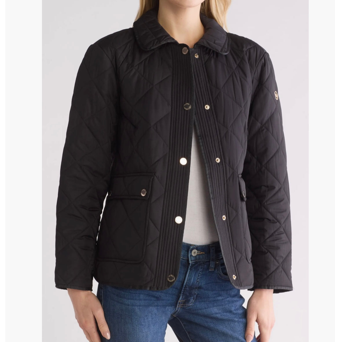 MICHAEL KORS DIAMOND QUILTED JACKET