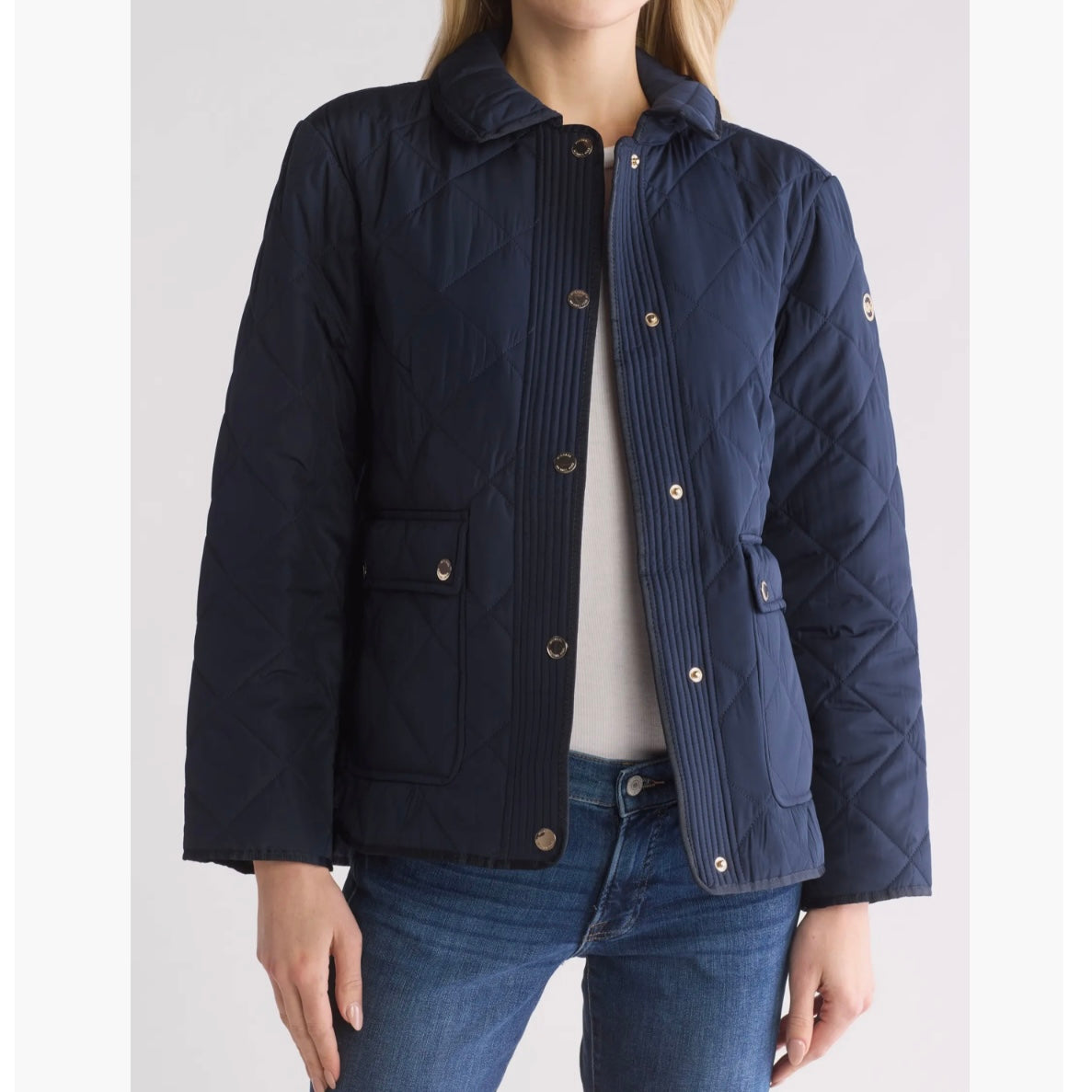 MICHAEL KORS DIAMOND QUILTED JACKET