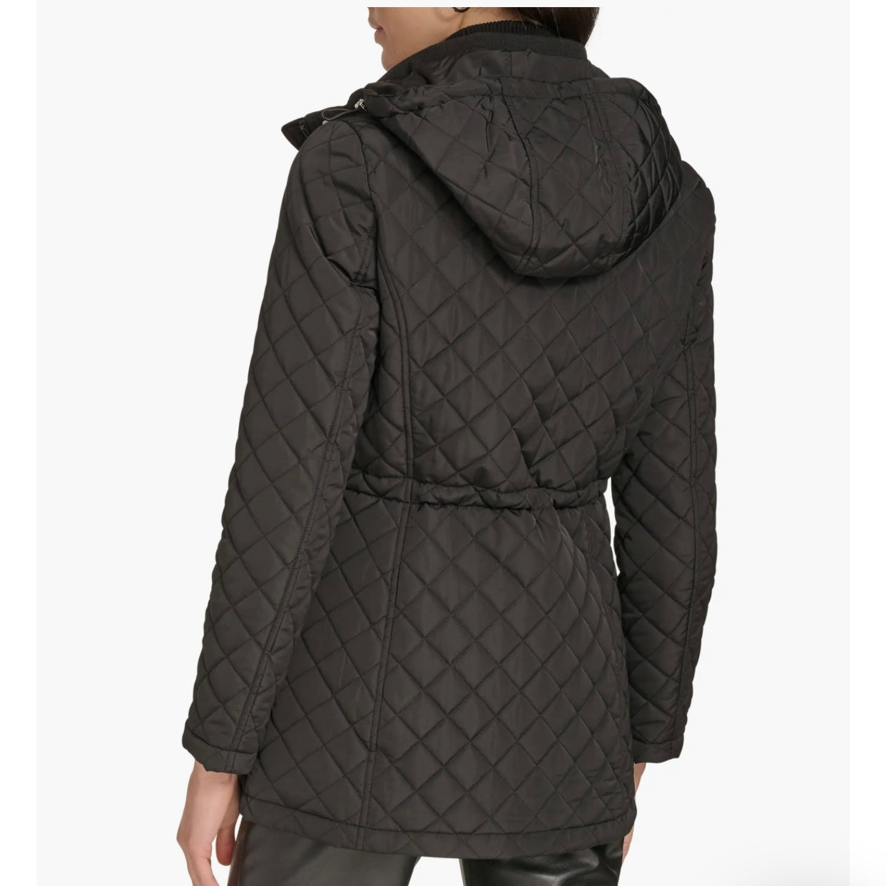 CALVIN KLEIN DIAMOND QUILTED HOODED JACKET