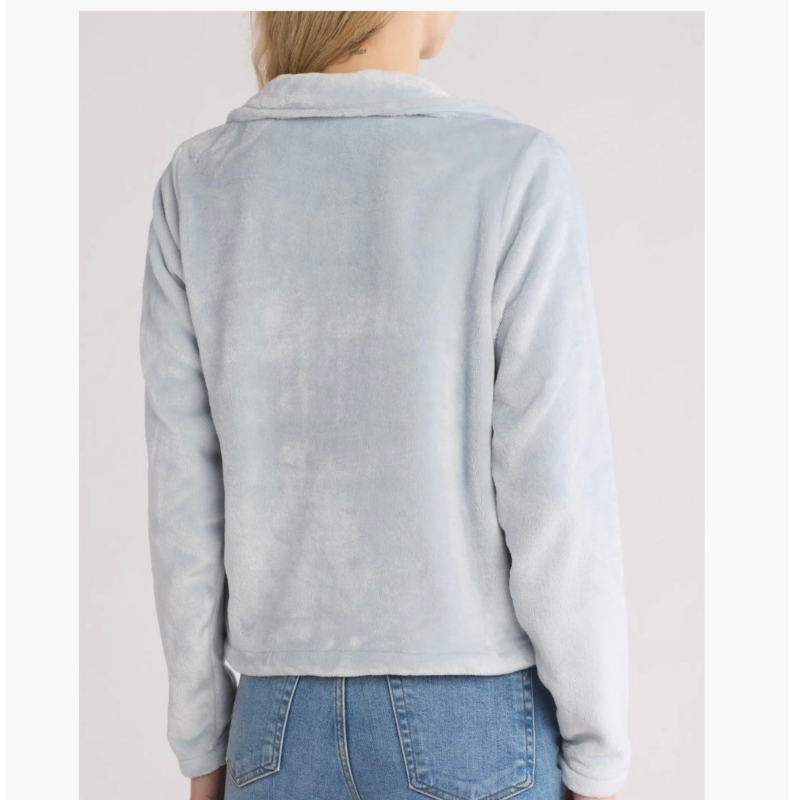 COLUMBIA BEECH FOREST FAUX FUR CROPPED JACKET