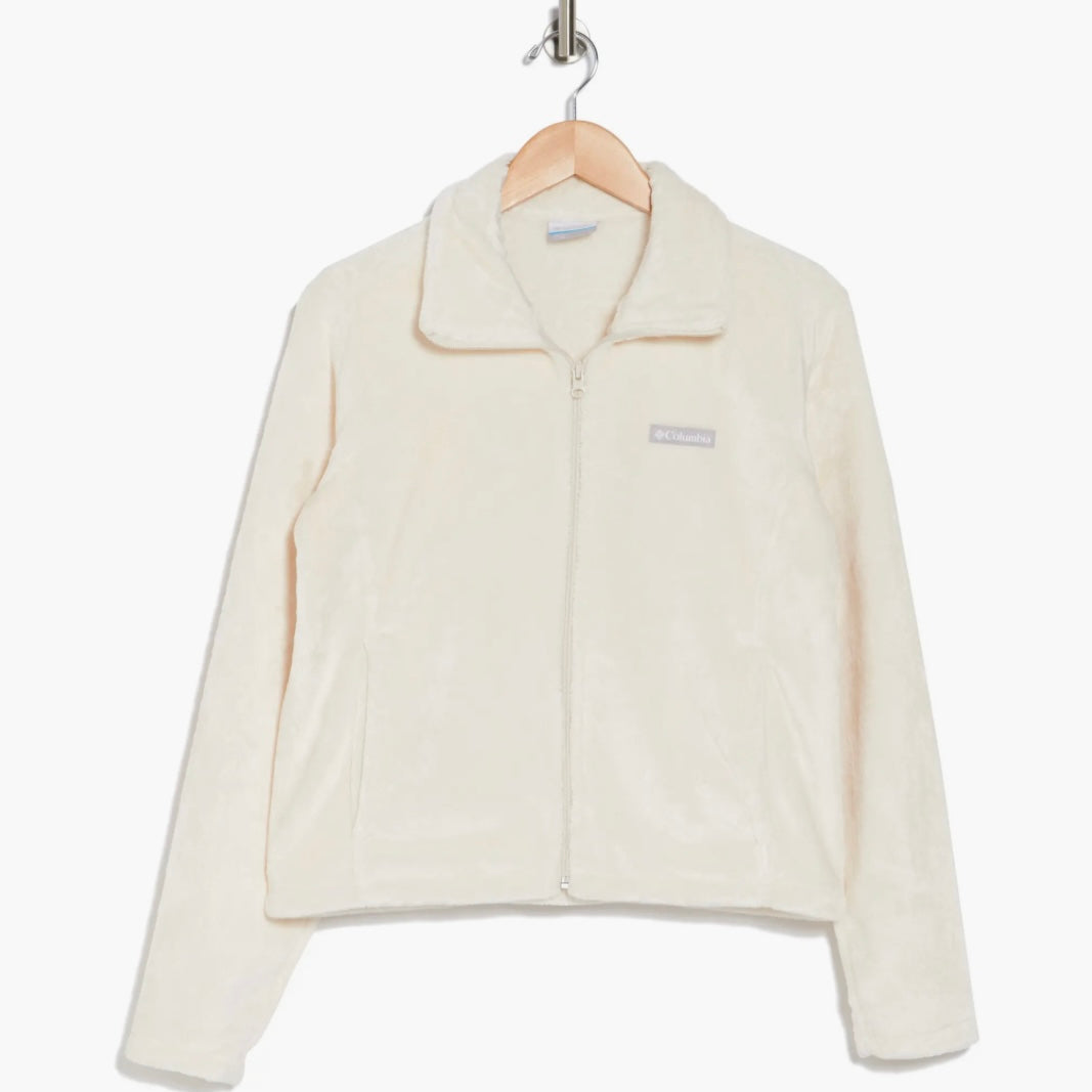 COLUMBIA BEECH FOREST FAUX FUR CROPPED JACKET