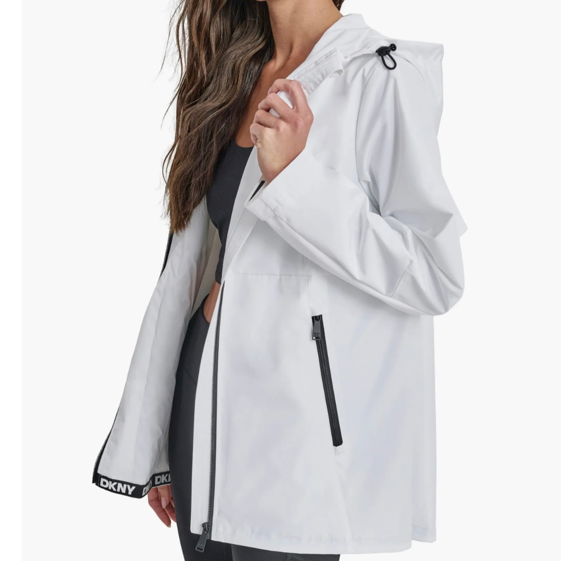 DKNY SPECTATOR HOODED JACKET