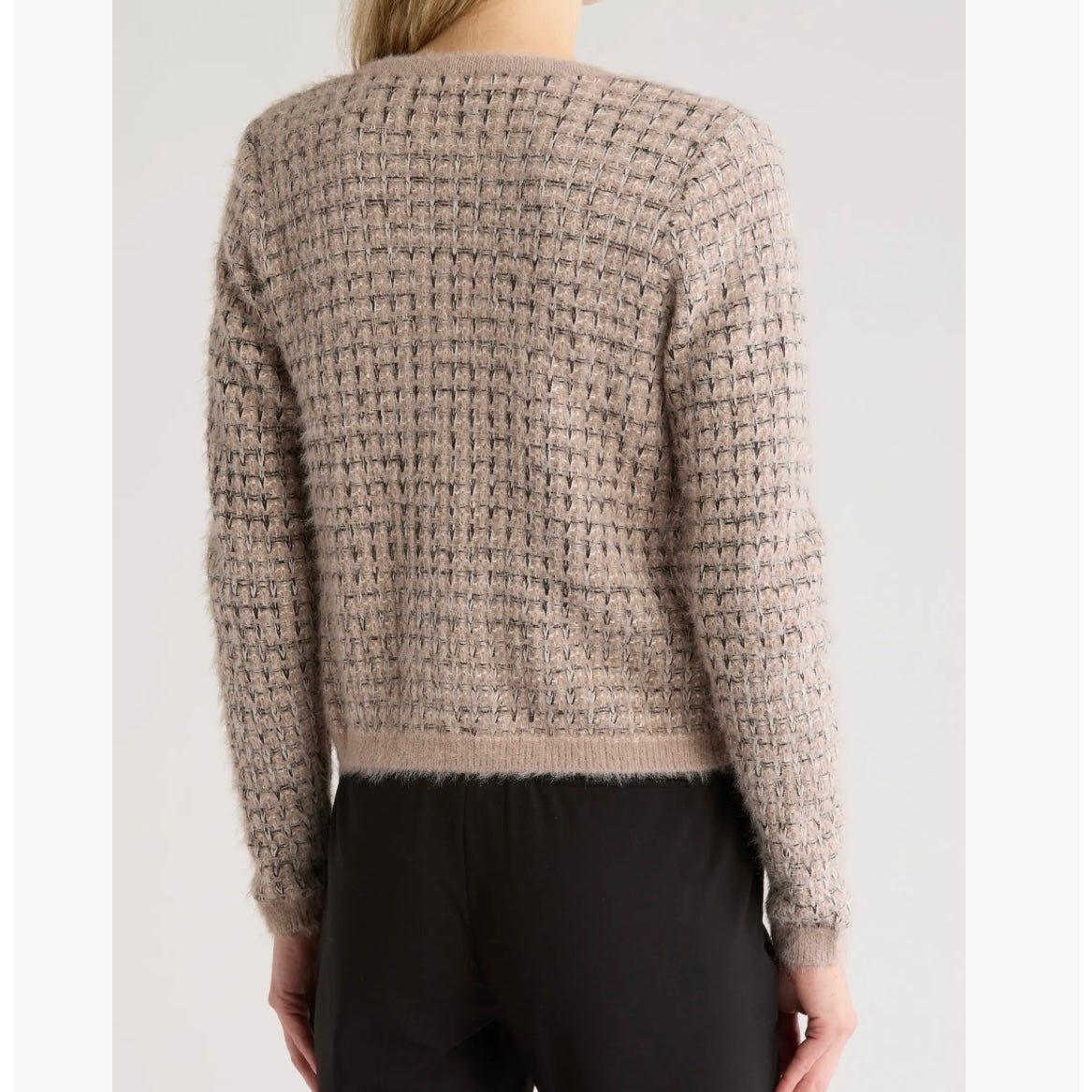 CALVIN KLEIN TEXTURED CARDIGAN SWEATER