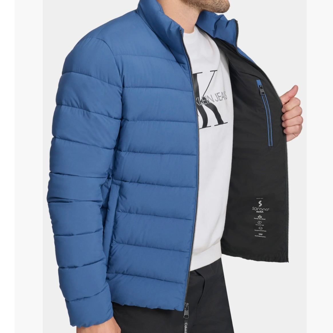 CALVIN KLEIN STRETCH PUFFER JACKET