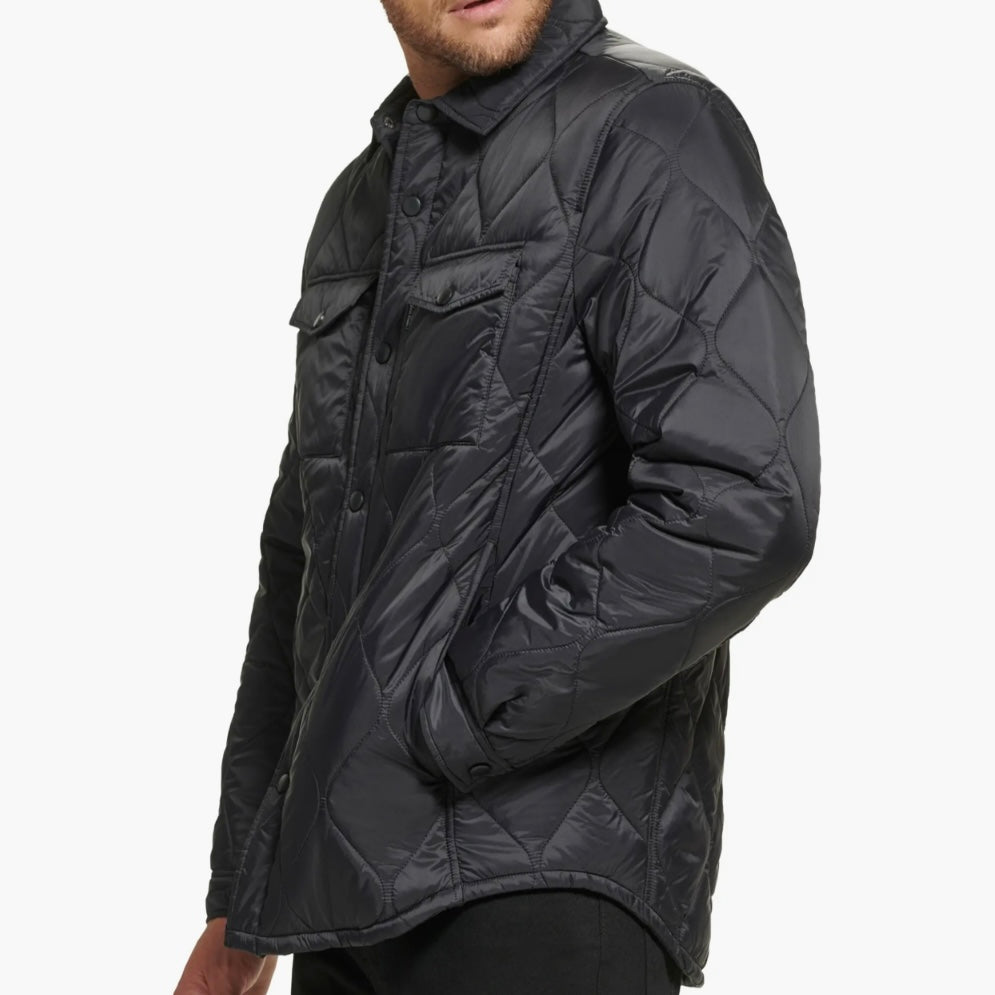 CALVIN KLEIN WATER RESISTANT QUILTED SHIRT JACKET