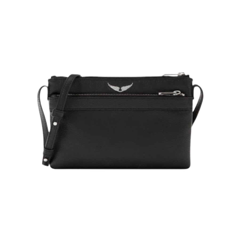 ZADIG & VOLTAIRE STELLA WINGS LEATHER CROSSBODY BAG