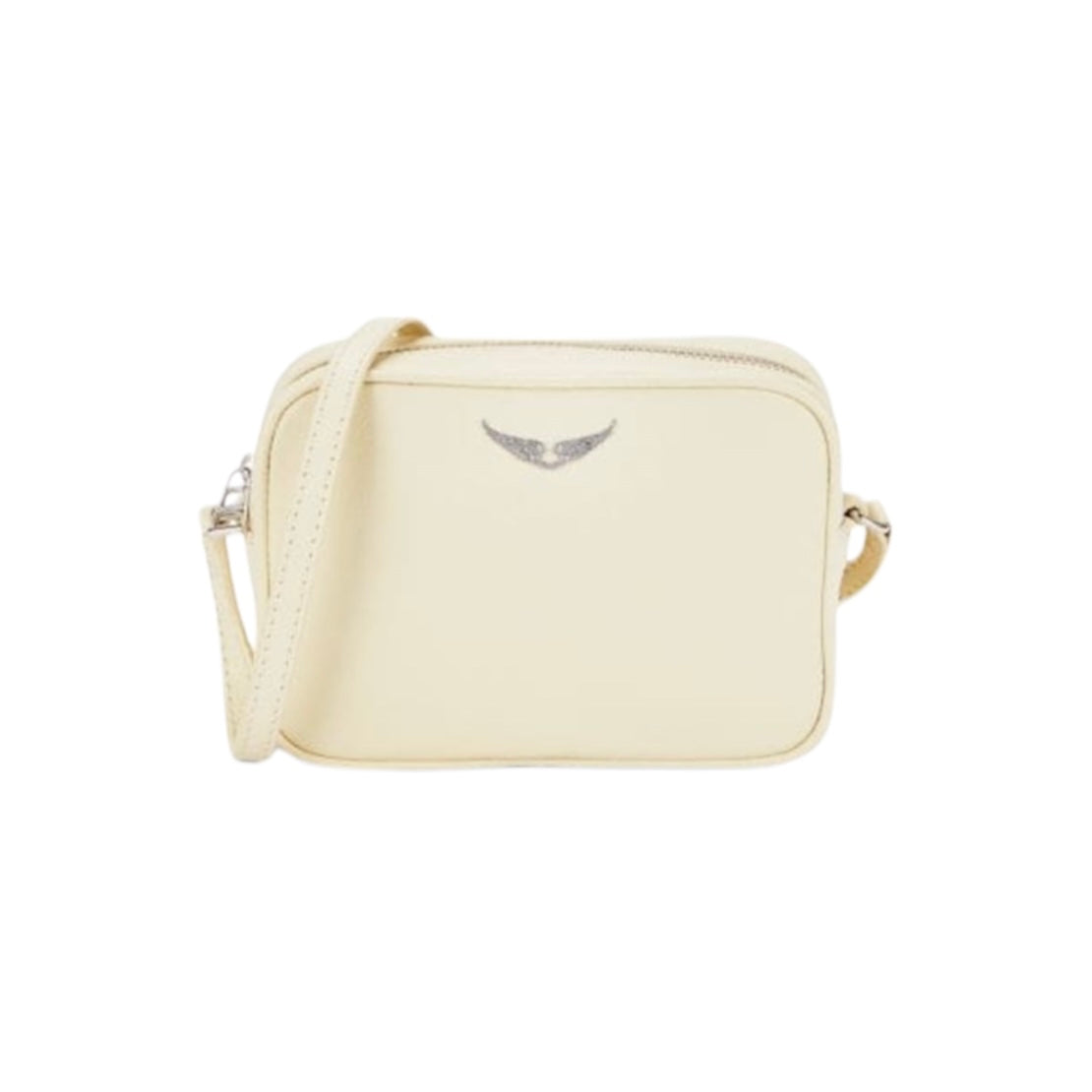 ZADIG & VOLTAIRE BOXY WINGS LEATHER SHOULDER BAG