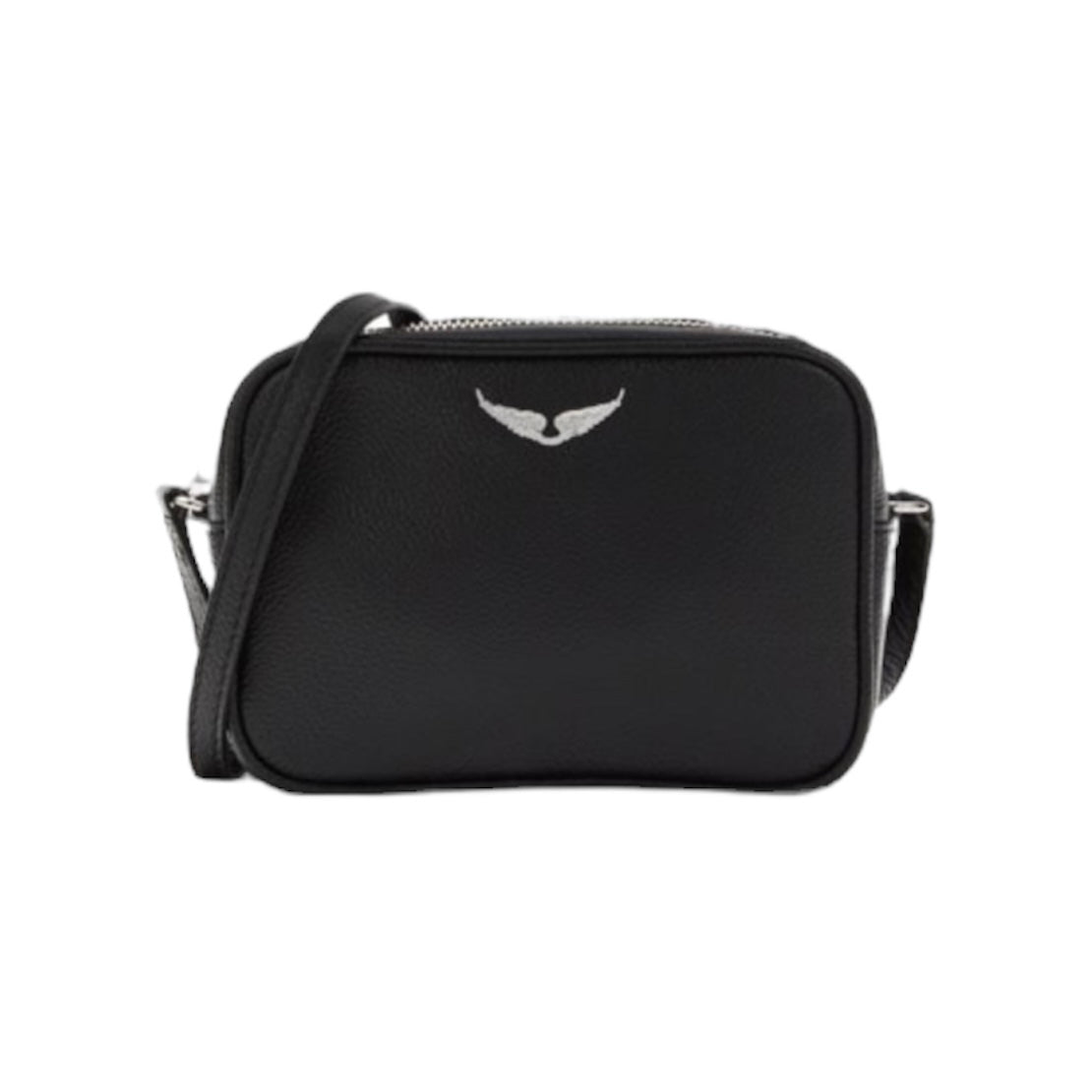 ZADIG & VOLTAIRE BOXY WINGS LEATHER SHOULDER BAG