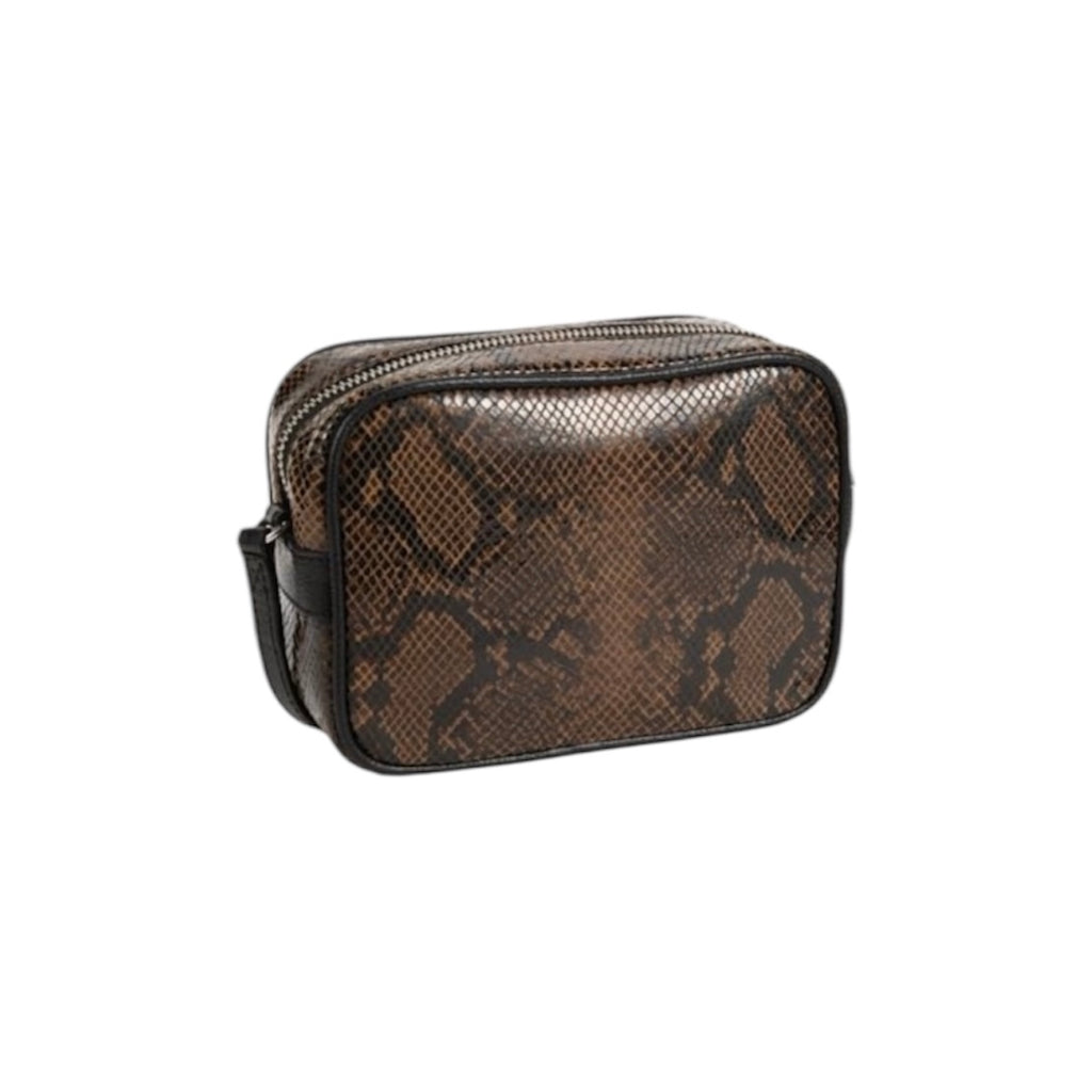 ZADIG & VOLTAIRE SMALL PYTHON EMBOSSED SHOULDER BAG