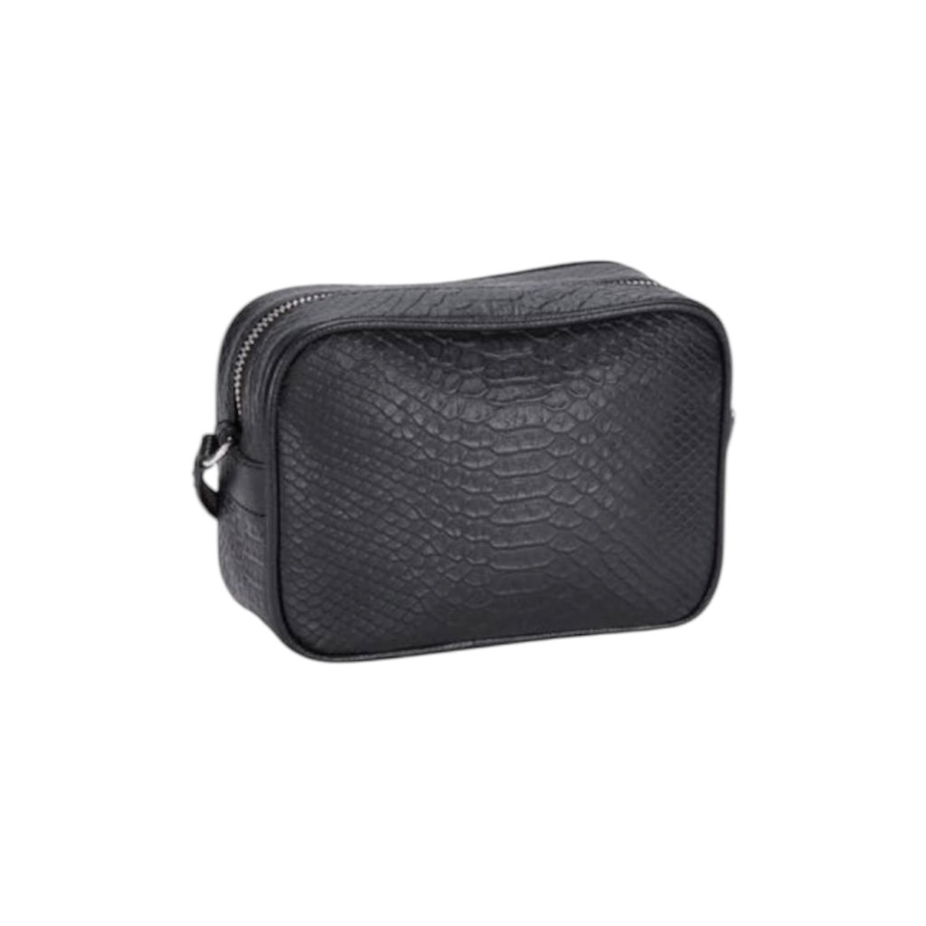 ZADIG & VOLTAIRE LIZARD EMBOSSED LEATHER SHOULDER BAG