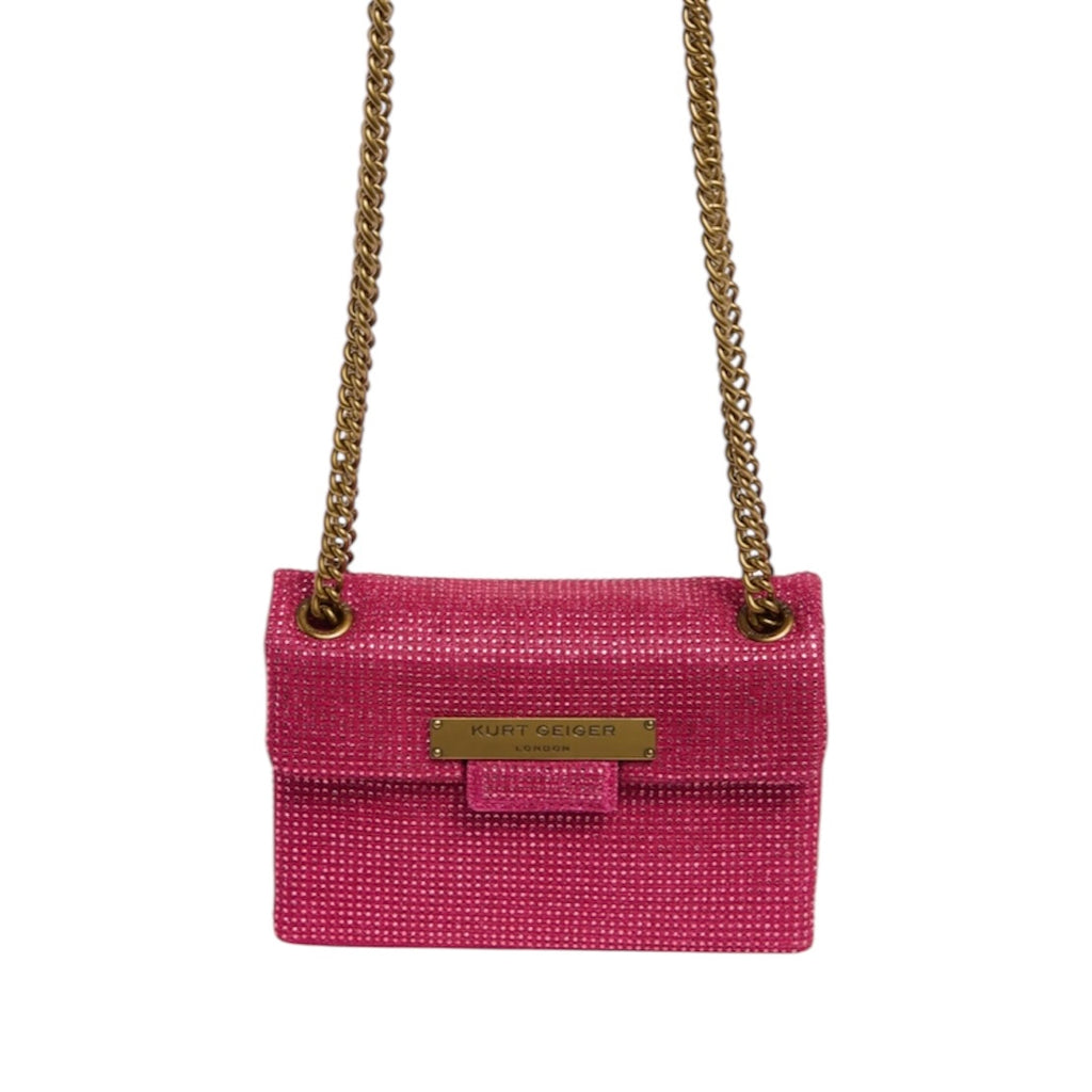 KURT GEIGER LONDON BRIXTON MINI PLATE RHINESTONE