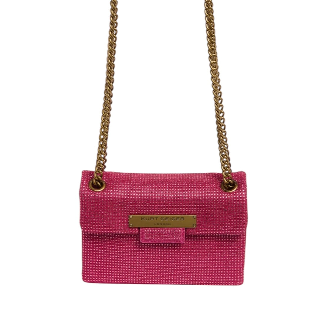 KURT GEIGER LONDON BRIXTON MINI PLATE RHINESTONE