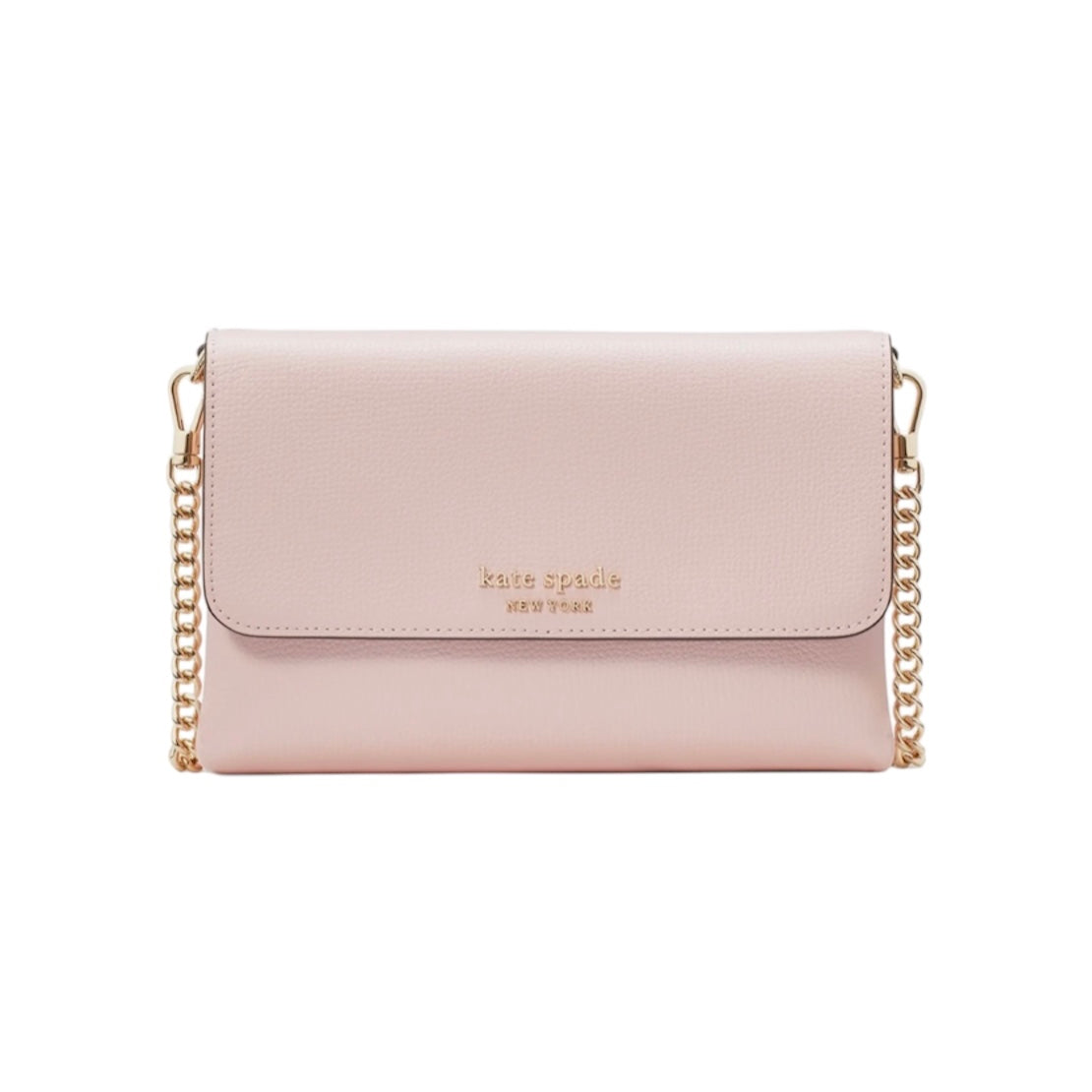 KATE SPADE CARLYLE LEATHER WALLET ON A CHAIN