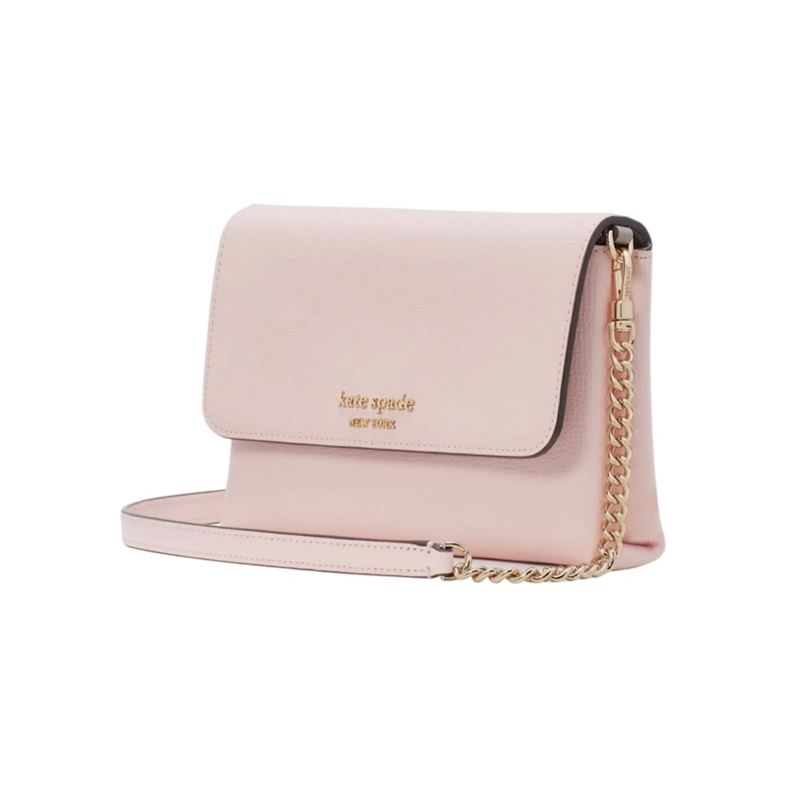 KATE SPADE CARLYLE LEATHER WALLET ON A CHAIN