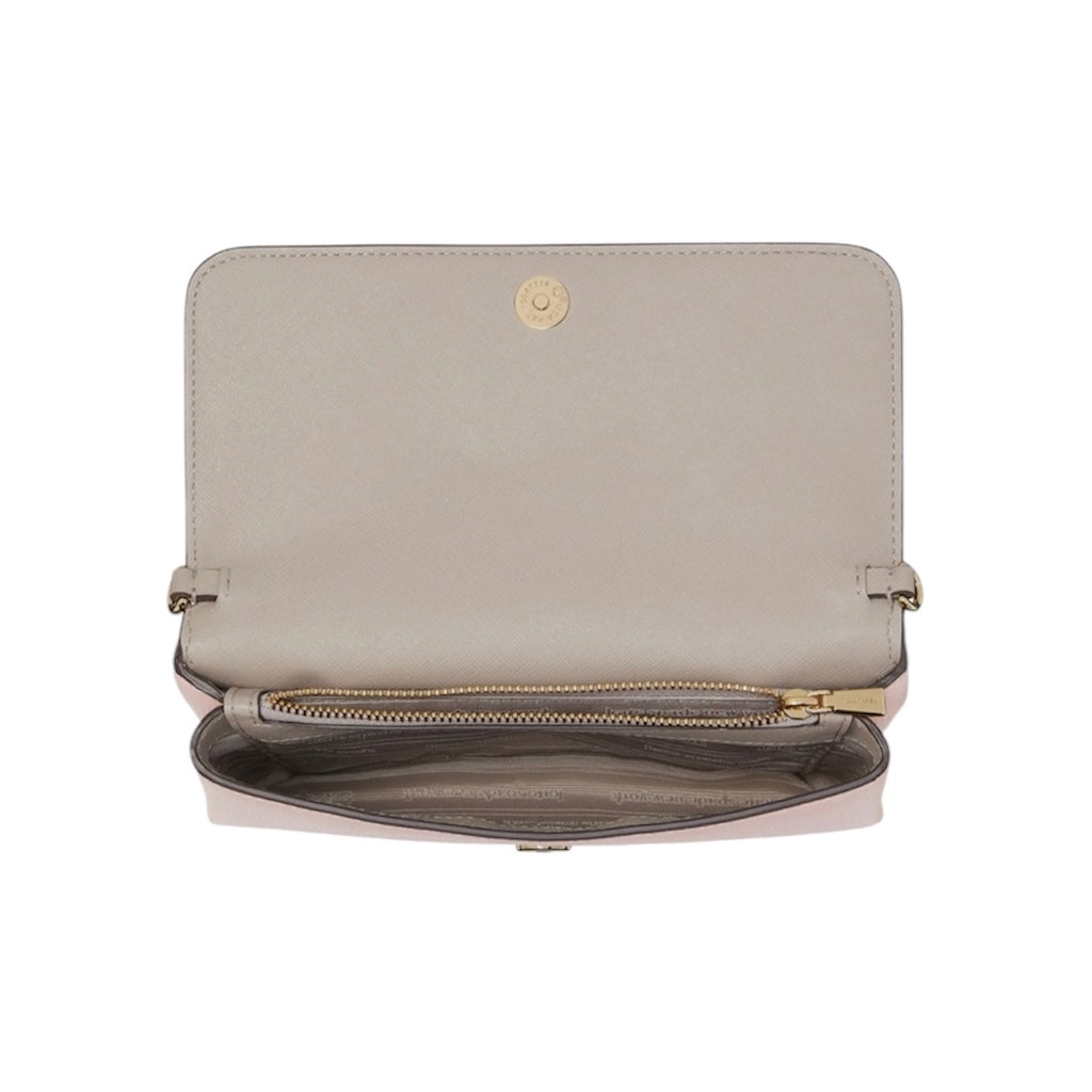 KATE SPADE CARLYLE LEATHER WALLET ON A CHAIN