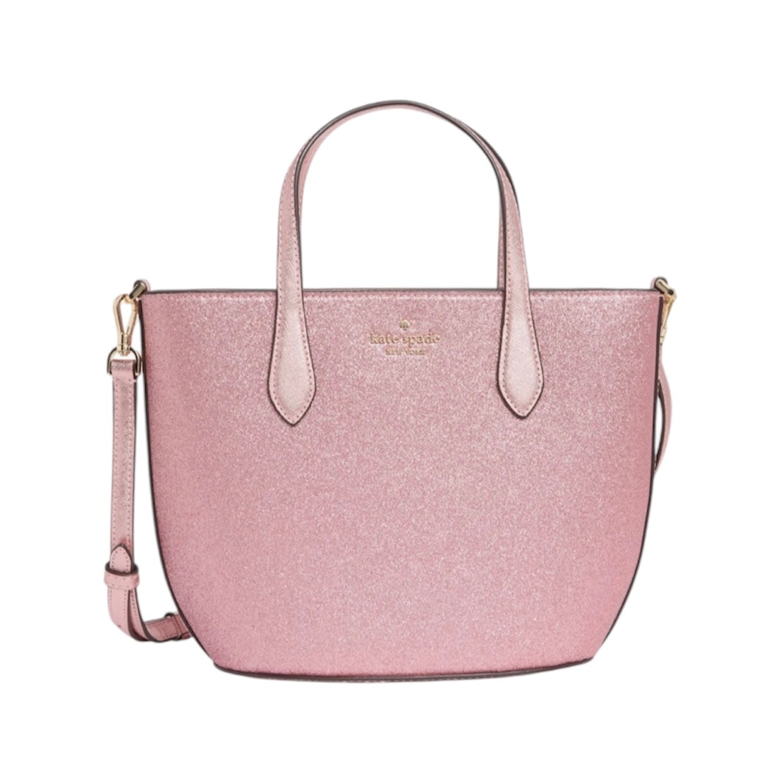 KATE SPADE GLIMMER LEATHER SATCHEL