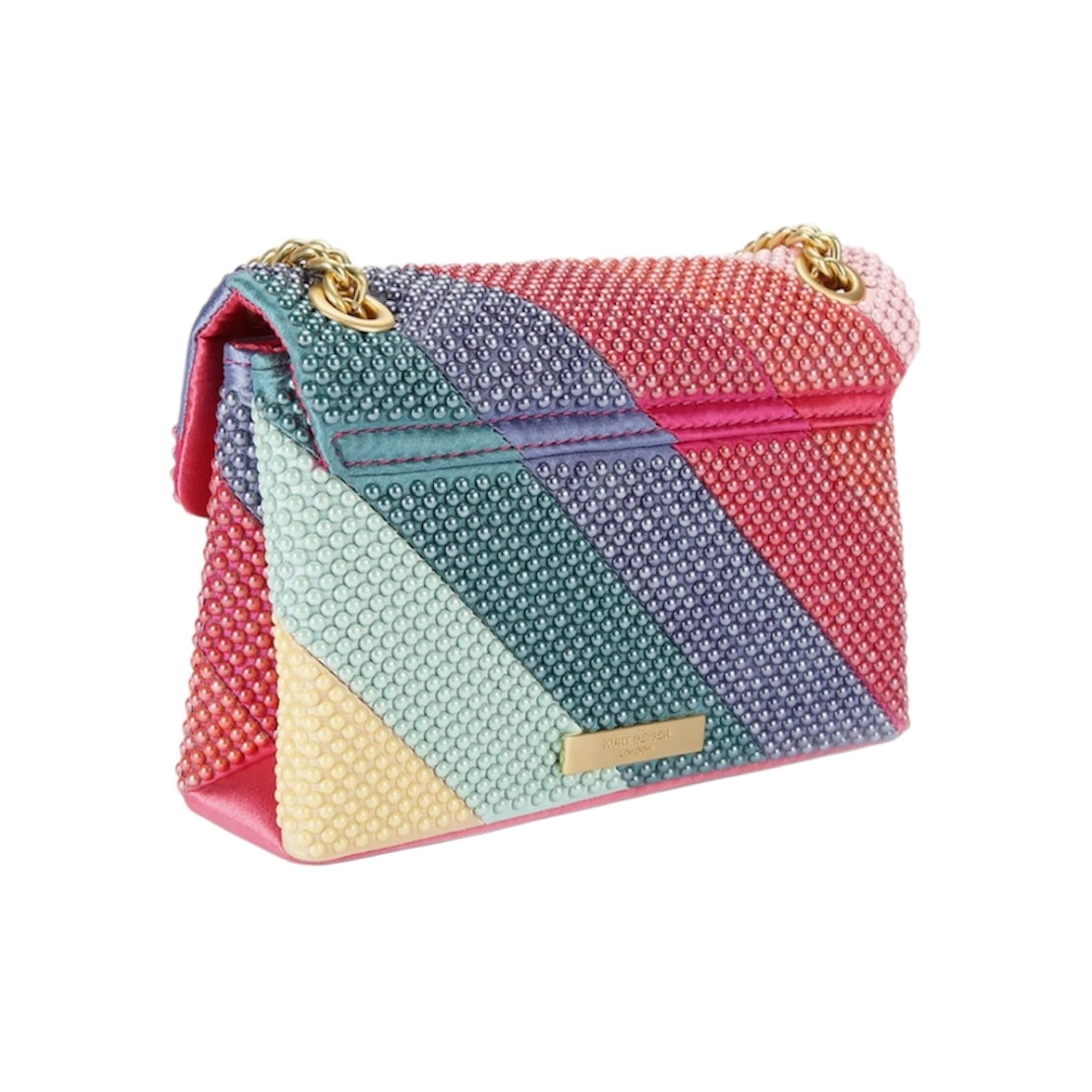 KURT GEIGER  KENSINGTON BEADED CONVERTIBLE SHOULDER BAG