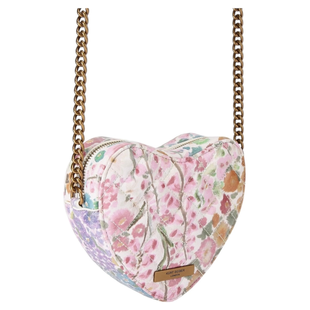 KURT GEIGER KENSINGTON HEART CROSSBODY BAG
