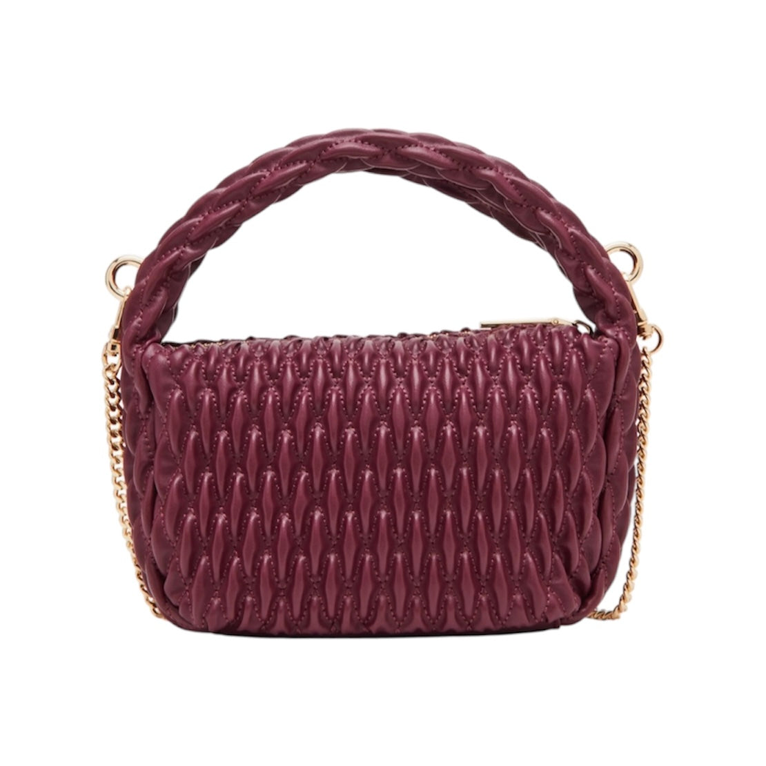 ANNE KLEIN SMOCK TEXTURED TOP HANDLE BAG